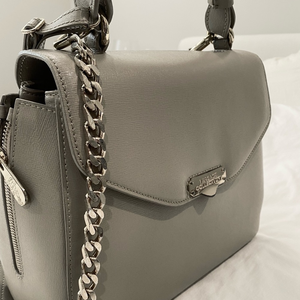 Authentic Versace Taupe Tote Bag - Picture 4 of 7